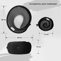 Haimi Wave Memory Foam Travel Pillow - 360° Ergonomic Neck Support