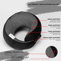 Haimi Wave Memory Foam Travel Pillow - 360° Ergonomic Neck Support