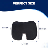 BEKVAM Orthopedic Gel Memory Foam Seat Cushion
