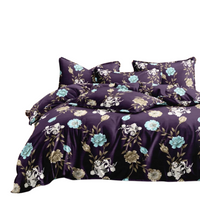 Midnight Lattice Blue Geometric Bedding – Sleepsy